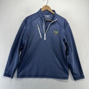 121st US Open Torrey Pines Sweater Men's Medium Blue 1/2 Half Zip Pullover Golf